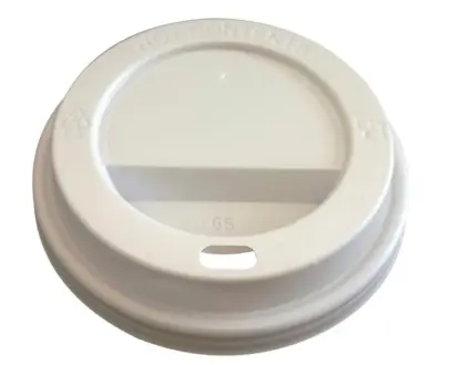 12.16oz Lids White