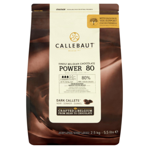 Callebaut Dark 80� Chocolate 2.5kg